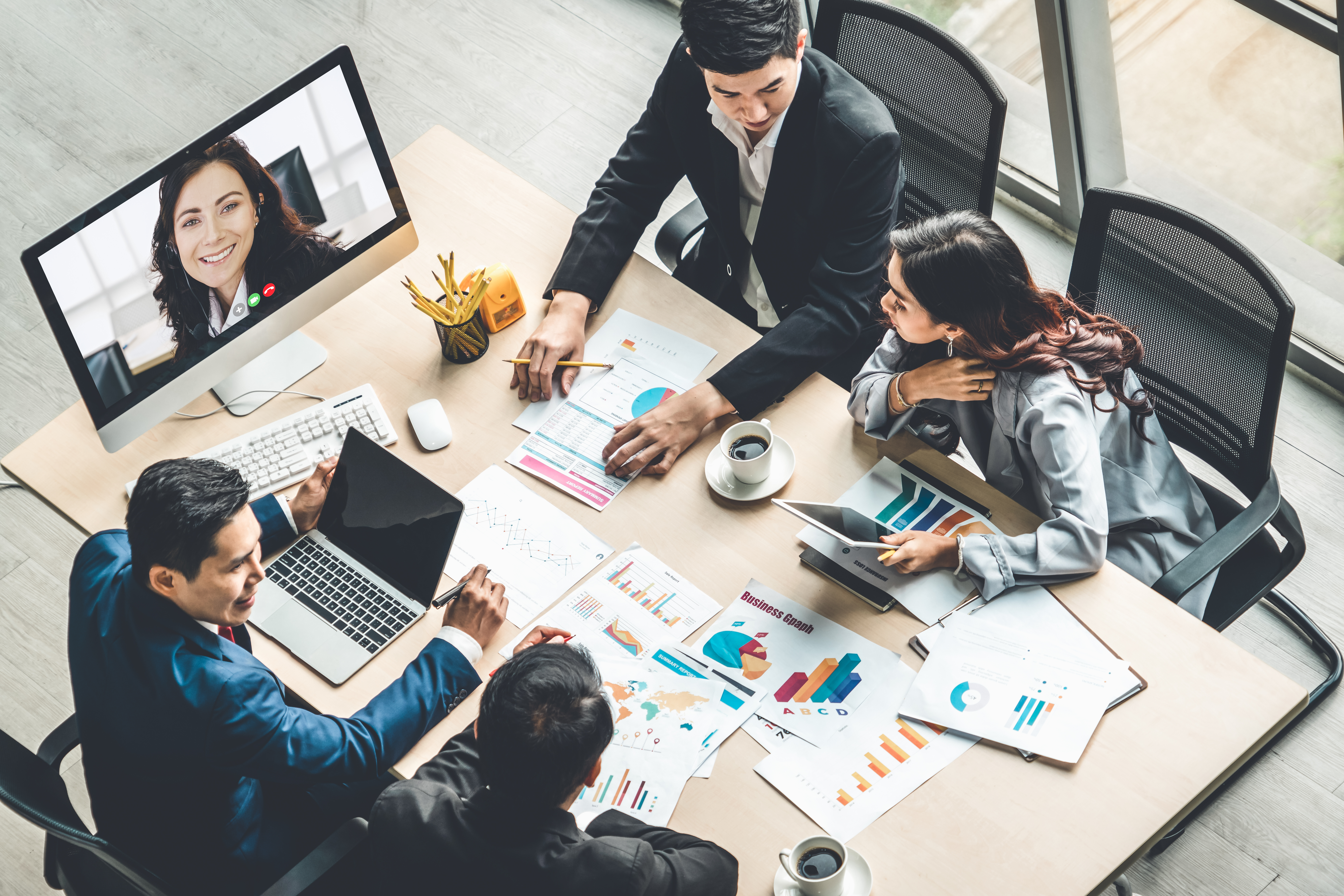 Flexible consulting support illustration